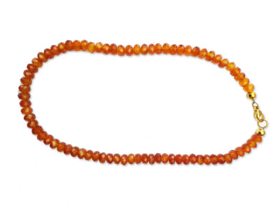 Collier en cornaline