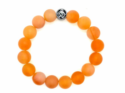 Bracelet en cornaline dépolie