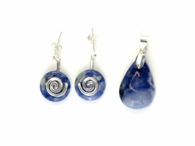 Parure en sodalite et argent 925