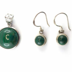Parure en malachite