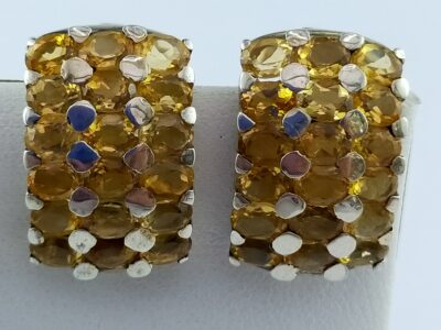 Clips en citrine et argent 925 – Image 3