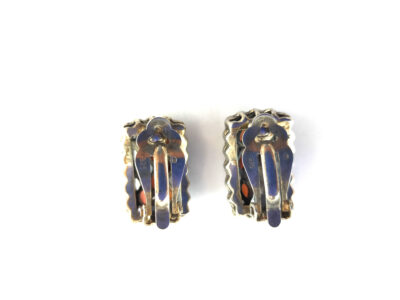 CLIPS en argent 925 avec grenats facettés – Image 2