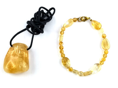 Parure en citrine