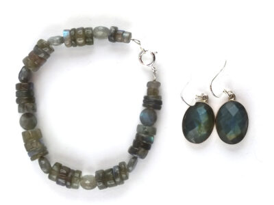Parure en labradorite