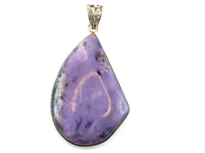 Pendentif en charoïte et argent 925