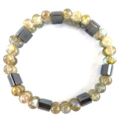 Bracelet large deux couleurs