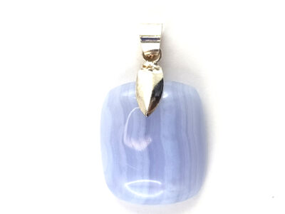 Pendentif en calcédoine et argent 925