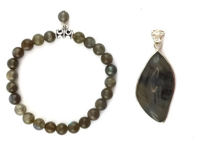 Parure en labradorite