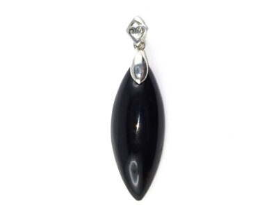 Pendentif en tourmaline noire et argent 925