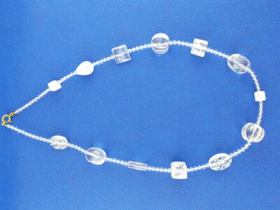 Collier fantaisie en cristal de roche