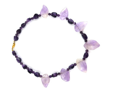 Collier en améthyste fantaisie