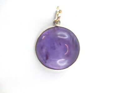 Pendentif en améthyste et argent 925