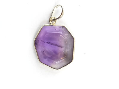 Pendentif en améthyste et argent 925