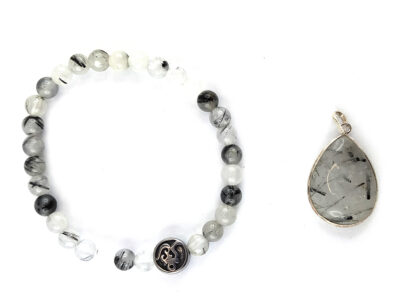 Parure en quartz tourmaline – Image 2