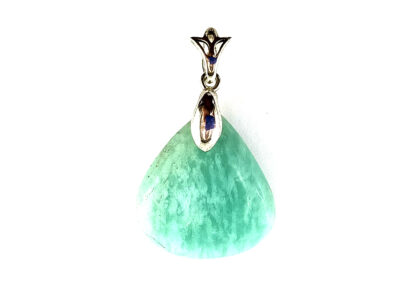 Pendentif en amazonite et argent 925