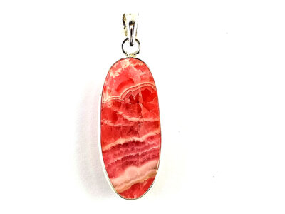 Pendentif en rhodochrosite et argent 925 – Image 2