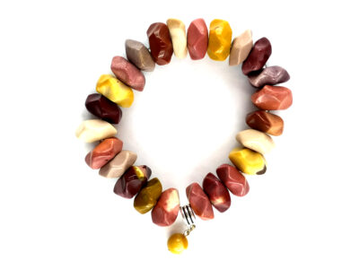 Bracelet en jaspe mokaïte