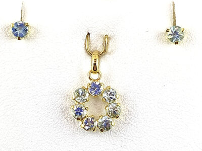 Parure en aigue marine