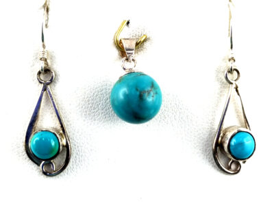 Parure en turquoise et argent 925