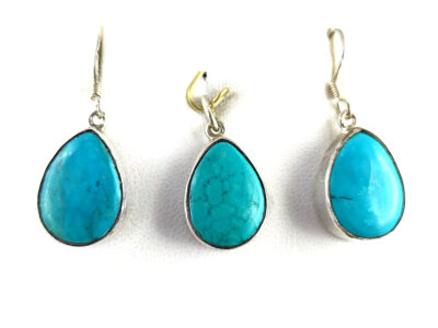 Parure en turquoise et argent 925