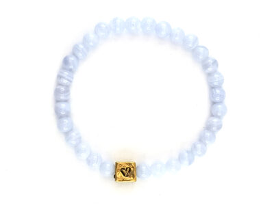 Bracelet en calcédoine